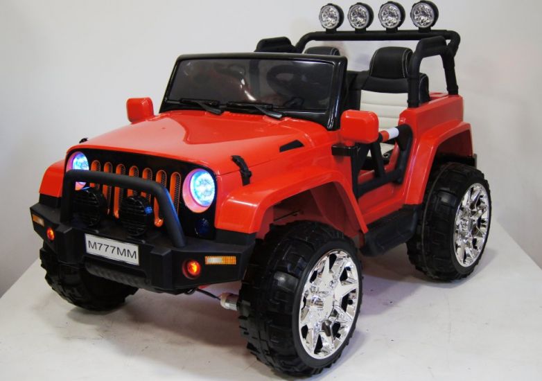 Детский электромобиль джип RiverToys Jeep M777MM (полный привод)